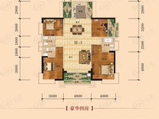 宏御·帝景豪庭H3-15栋户型图