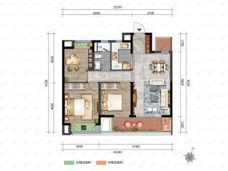 新城和樾A户型户型图