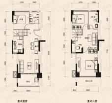 东方银座公馆户型图