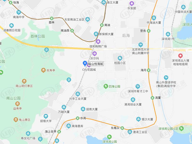 南山深圳晗山悦海城最新报价新鲜出炉，约100000-120000元/㎡，户型面积136㎡