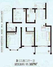 宝地绿洲城一期户型图