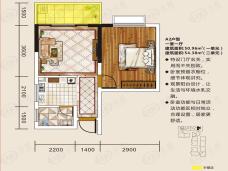 铂林公馆A户型户型图