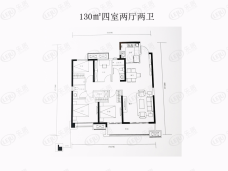 蓝光弘阳钰珑府130㎡户型图