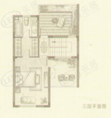 兰郡九里房型: 双联别墅;  面积段: 200 －250 平方米;
户型图