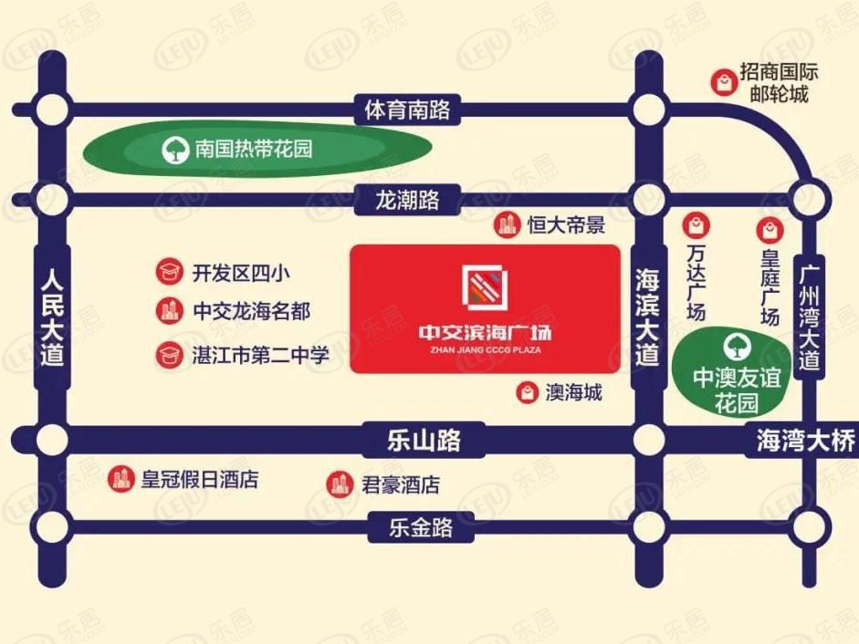 霞山中交滨海广场最新价格来袭，约14100元/㎡，户型面积89~115㎡