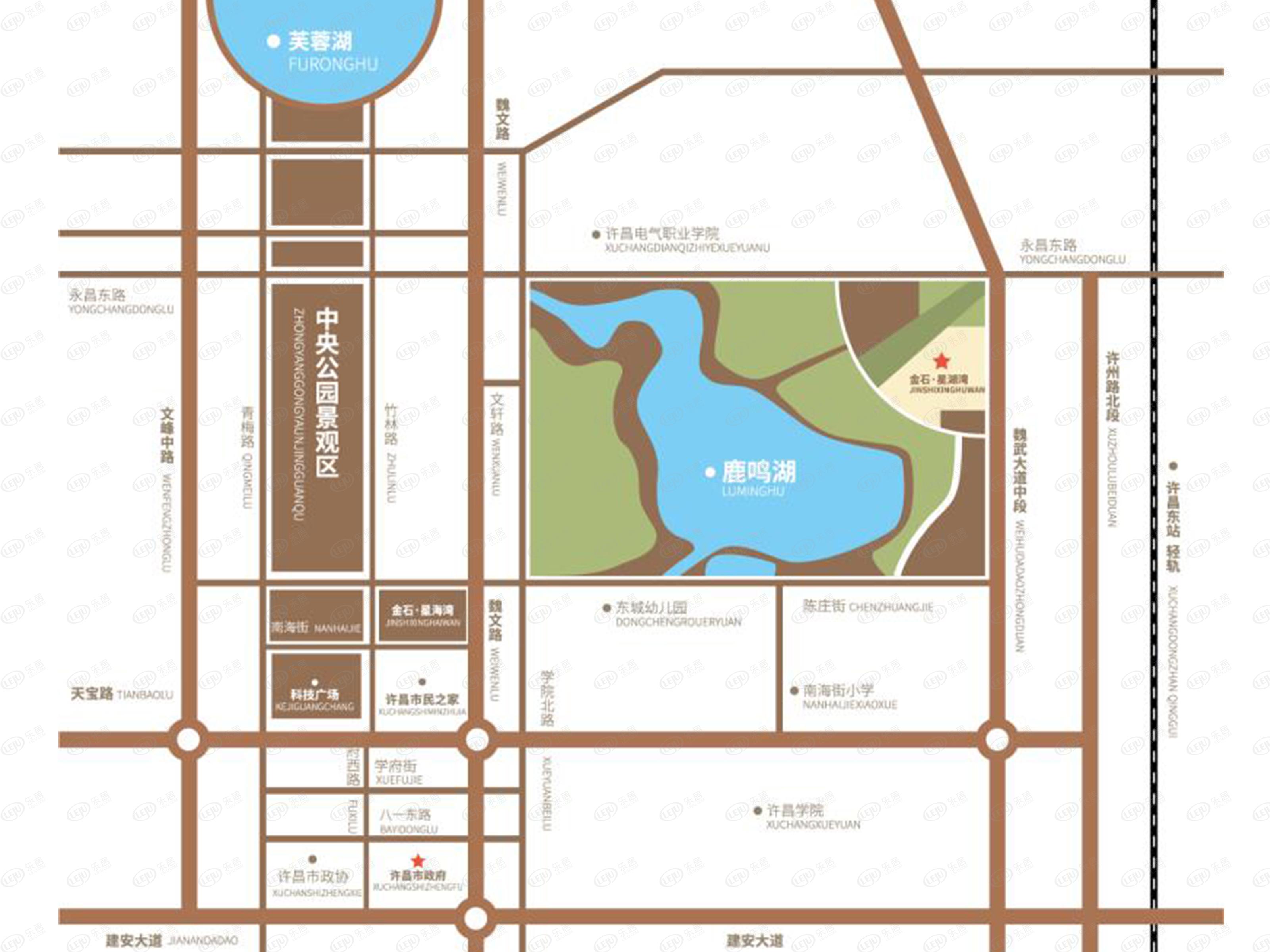 许昌市建安区金石·星湖湾住宅正在热销中 户型面积128~188㎡