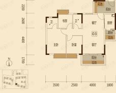 东海国际商务公馆2区15座 03单位户型图