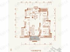 华盛大运城 东嶺Y2标准户型 115㎡户型图