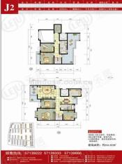 荣盛龙湖半岛复式163.81m2户型图