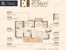 半岛明珠4室2厅2卫户型图