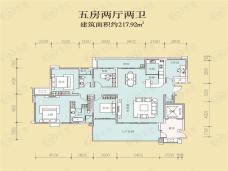 翡翠山谷5室2厅2卫户型图