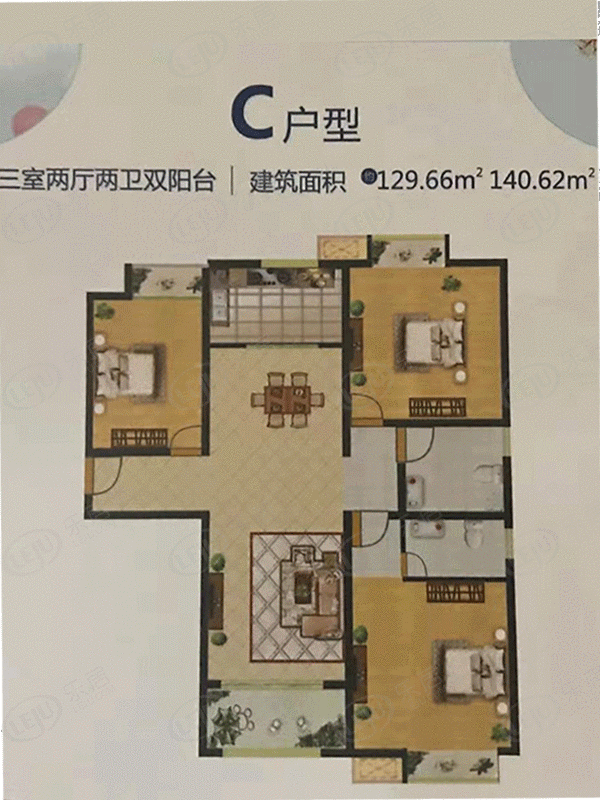 项目介绍| 邓州市东湖华府主力户型为118.04~132.56㎡