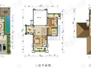 珠江东岸D户型户型图