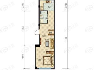 富邦时代U品2户型户型图