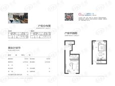 晶彩中心小时代D座G户型户型图