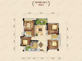 中乾·世纪城三期1-1-1/7-1-1户型户型图