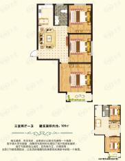 安吉花园C3户型户型图