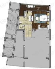 中信·半岛云邸1-D(高厅)2F户型图