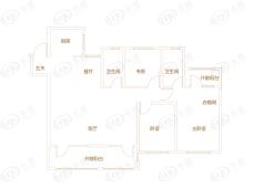 我家阳光上城二期140㎡户型户型图