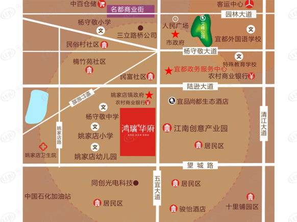 位置交通图