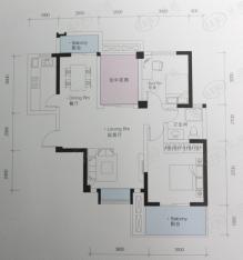 福乐门国际广场C偶户型户型图