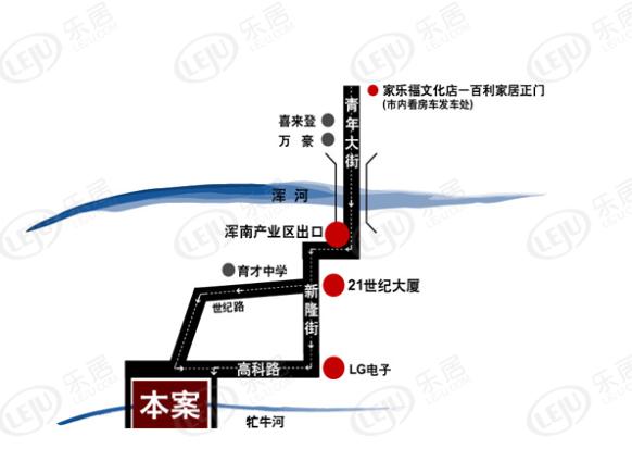 位置交通图