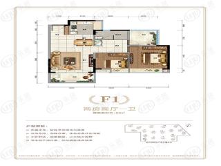 天烽天鹅湾F1户型图