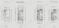 万科第五园三期房型: 复式;  面积段: 200 －250 平方米;户型图