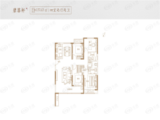 盛澳福通同盟院子4室2厅2卫户型图