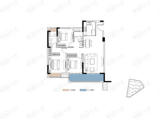 新城十里锦绣E户型户型图