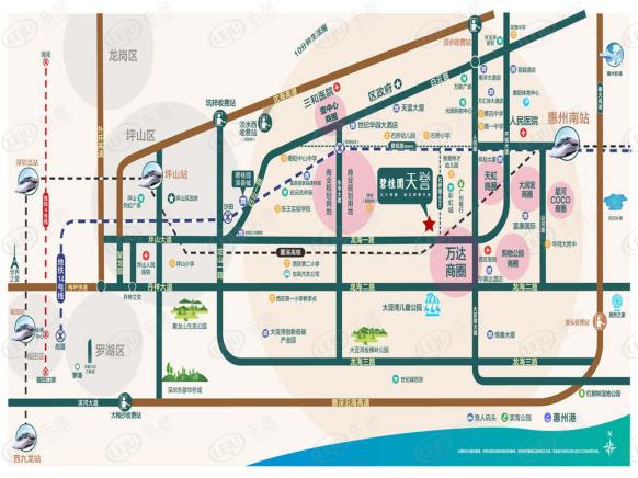 位置交通图