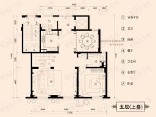 银亿领墅4室2厅3卫户型图