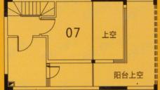 广东动漫城3座二至七层07房夹层户型图