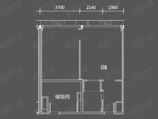 阳光城·江湾壹号1室1厅1卫户型图