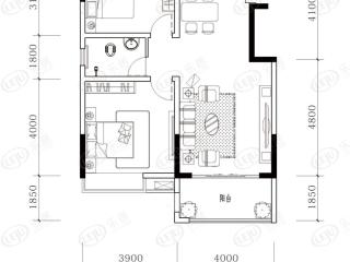 彰泰公园1号A-1户型户型图