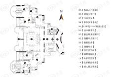 珠江帝景3室3厅3卫户型图
