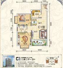 一品湾4、5号楼C1户型户型图