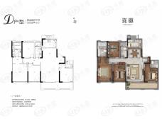 正荣紫阙台D户型户型图