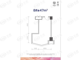 万龙丽水湾47平米户型图