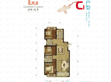 圆融·世家风华C1户型户型图