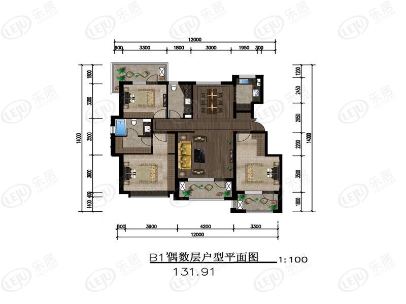 石家庄市鹿泉万合名著户型曝光 起价约11500元/㎡