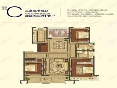 绿地理想城C户型户型图