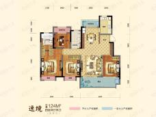 拓基江山郡4室2厅2卫户型图