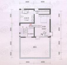 龙顺御墅A1三层平面图 307平方米户型图