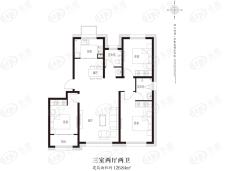 颐和雅园3室2厅2卫户型图