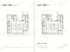 恒基旭辉铂悦天汇190户型图