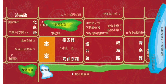 位置交通图