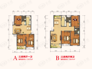 万象新海东苑A户型户型图