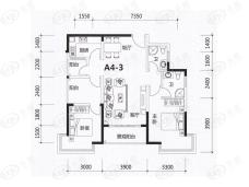 博澳城二期 A4-3单位户型图