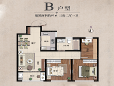 玖龙湖医养健康城B户型户型图